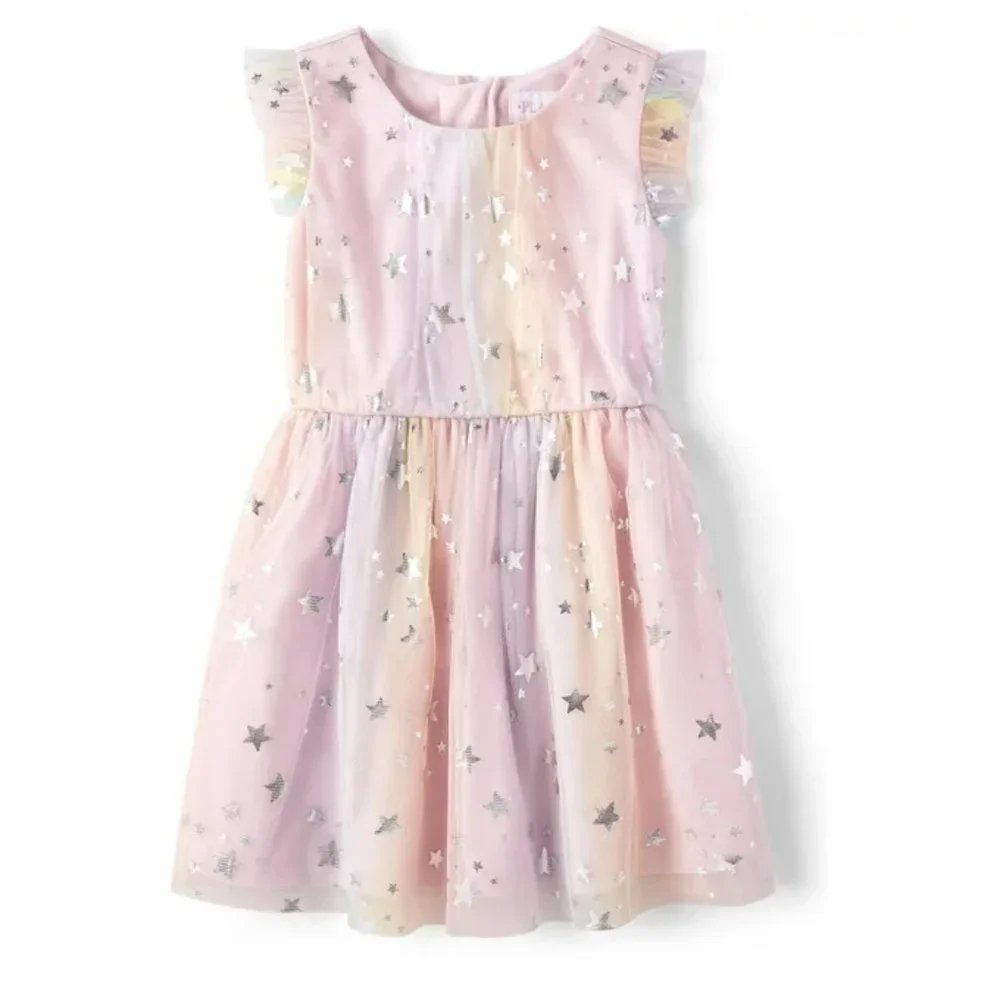 THE CHILDREN'S PLACE Star Tulle Party Toddler Girl Dress